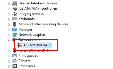 FT232R USB UART device
