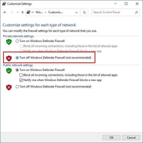 Windows 10 Disable Windows Defender