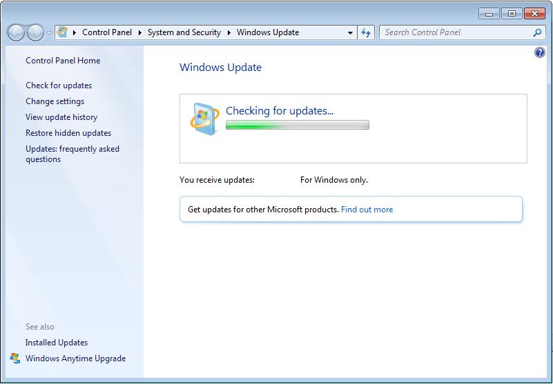 Windows 7 Driver Updates