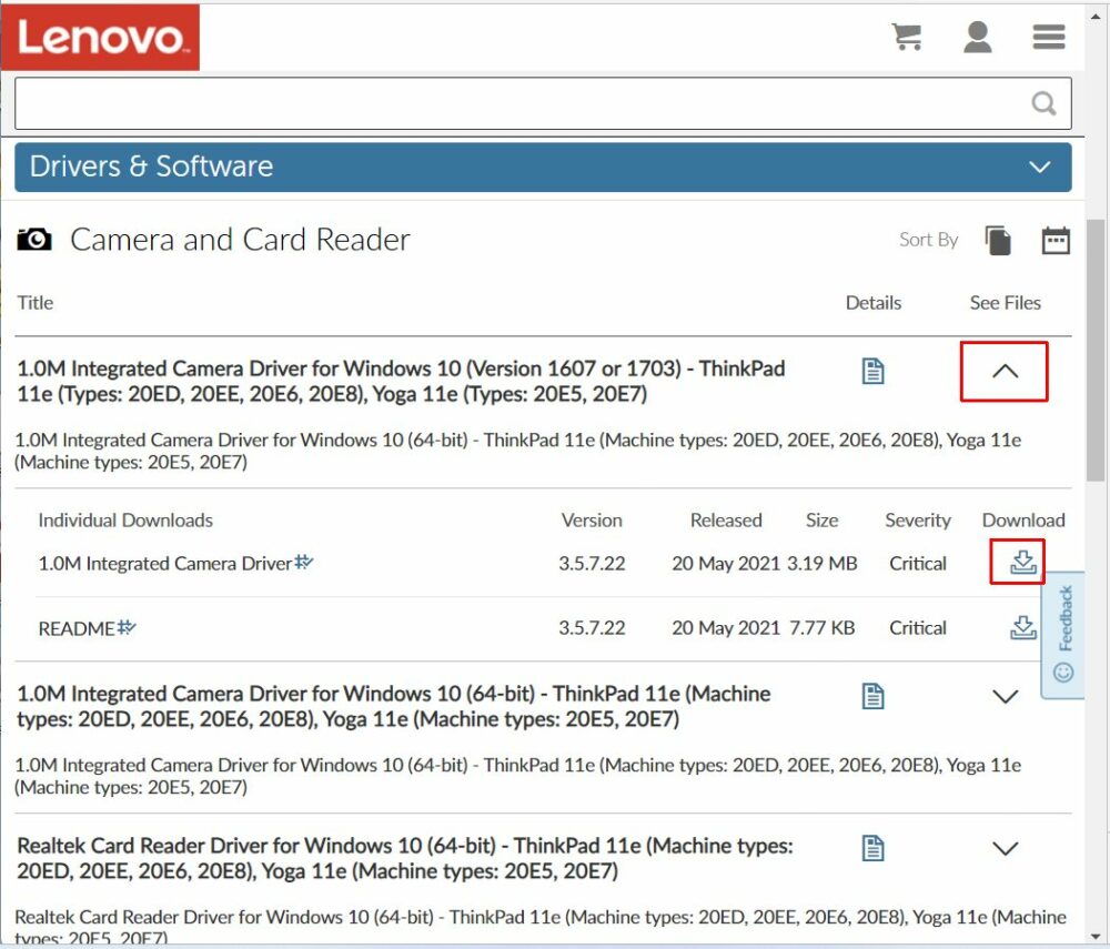 Download Lenovo Integrated Camera Driver