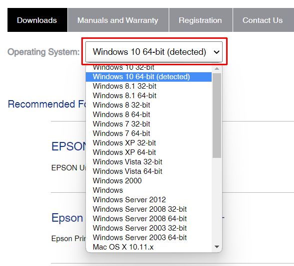 Epson L3110 Windows support