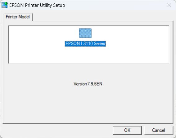 Epson printer setup utility