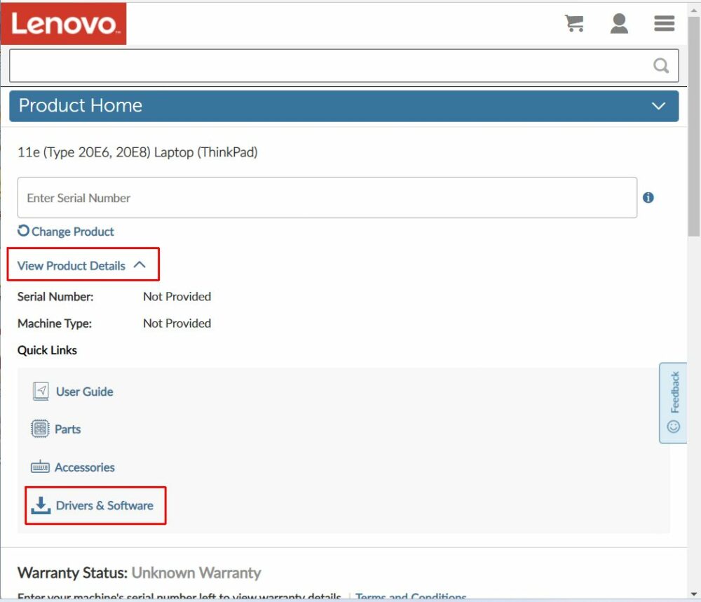 Lenovo Product Details