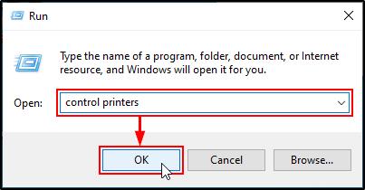 Open Printers and devices