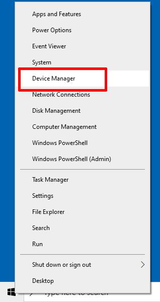 Start Device Manager