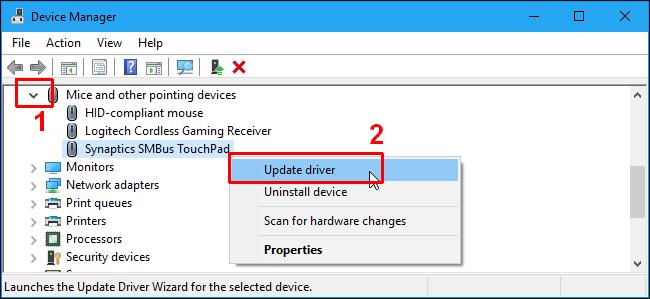 how to download touchpad driver for windows 10 hp