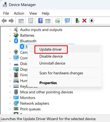 Update Realtek Bluetooth driver