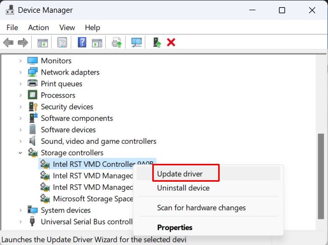 Update device drivers