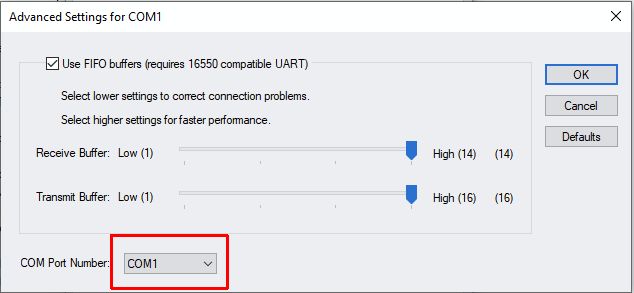 Windows 11 change COM port number